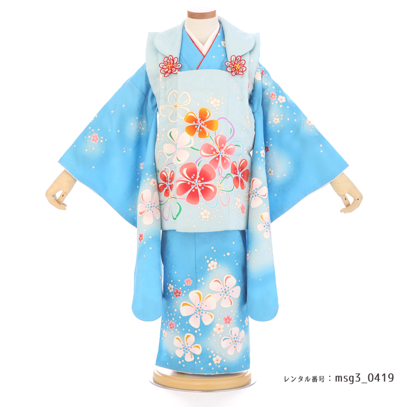 七五三着物3歳女の子画像