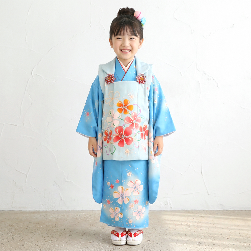 七五三着物3歳女の子画像