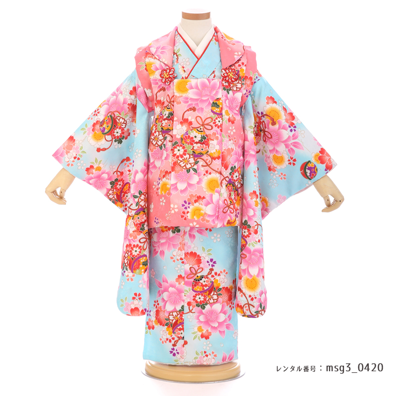 七五三着物3歳女の子画像