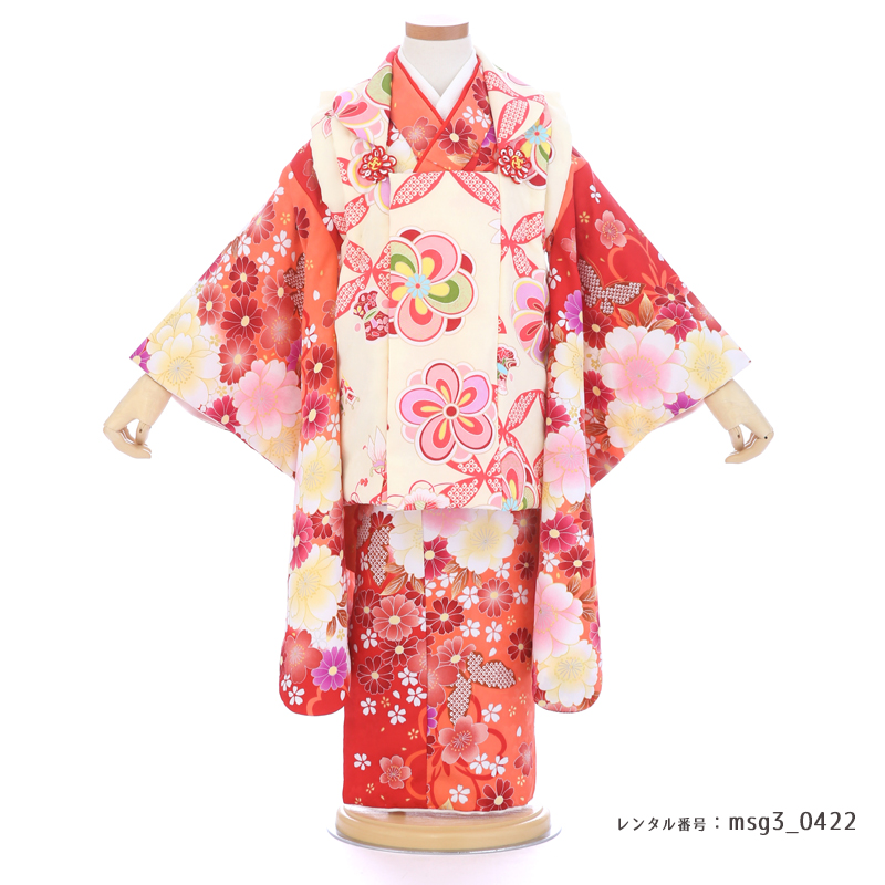 七五三着物3歳女の子画像