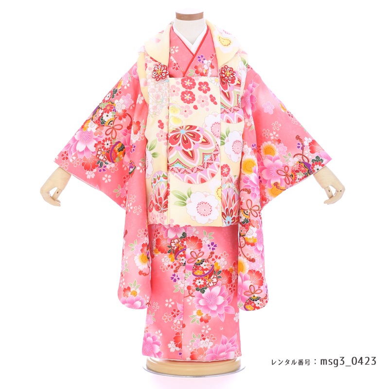 七五三着物3歳女の子画像