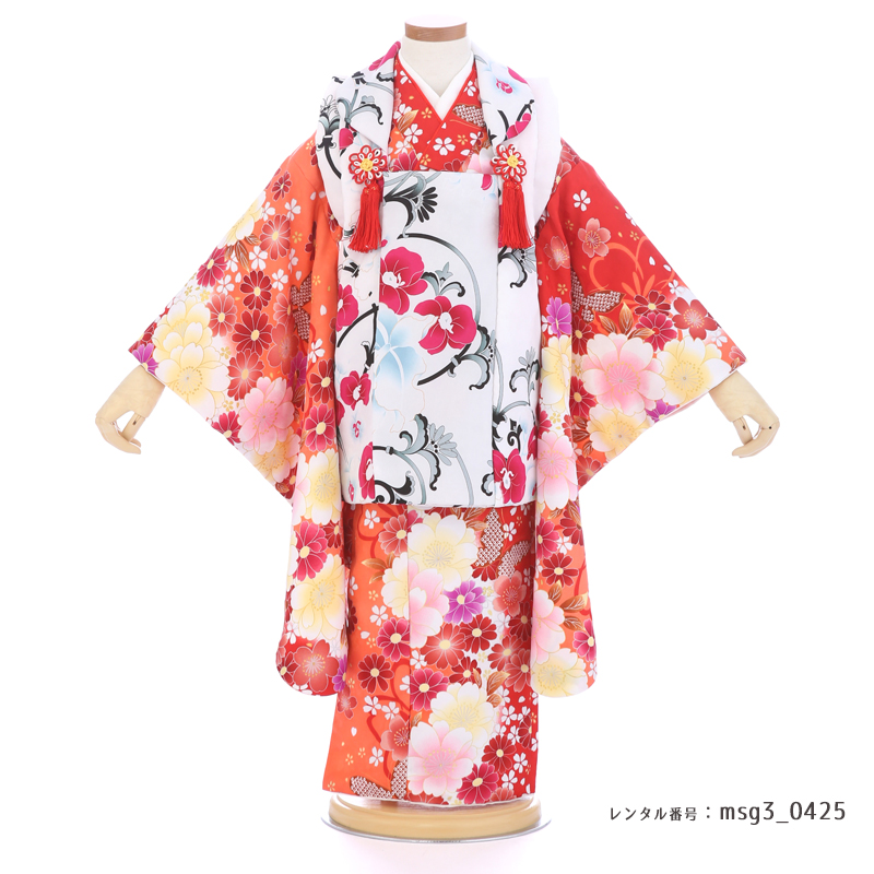 七五三着物3歳女の子画像