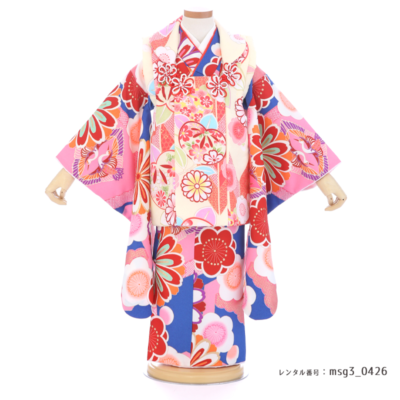 七五三着物3歳女の子画像