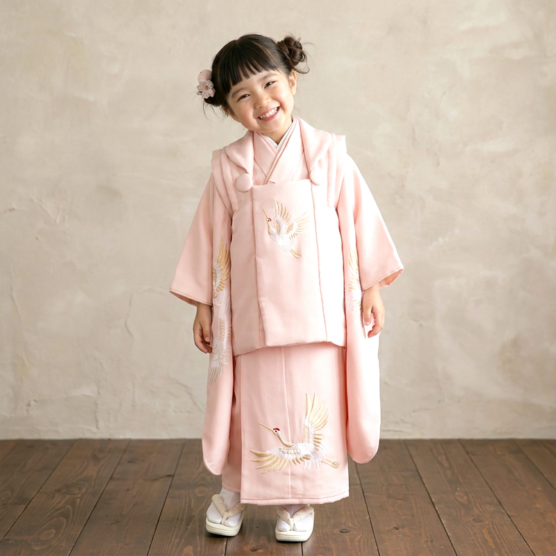 七五三着物3歳女の子画像