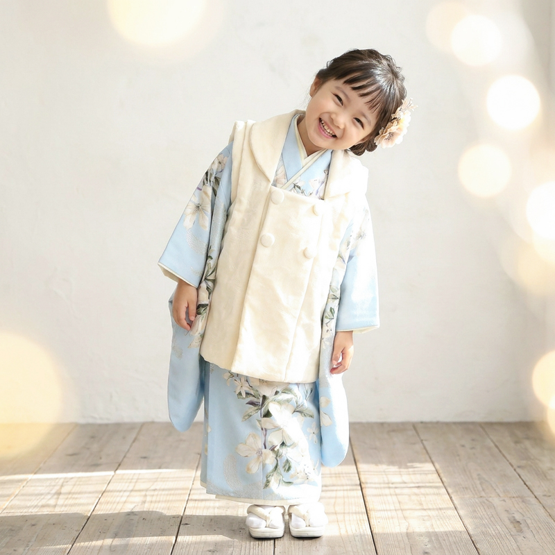 七五三着物3歳女の子画像