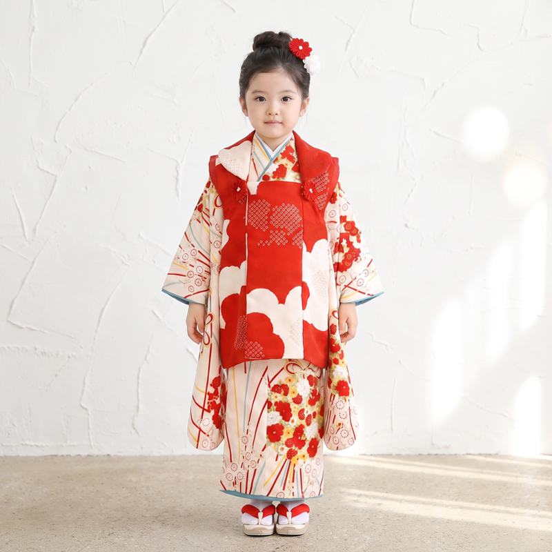 七五三着物3歳女の子画像