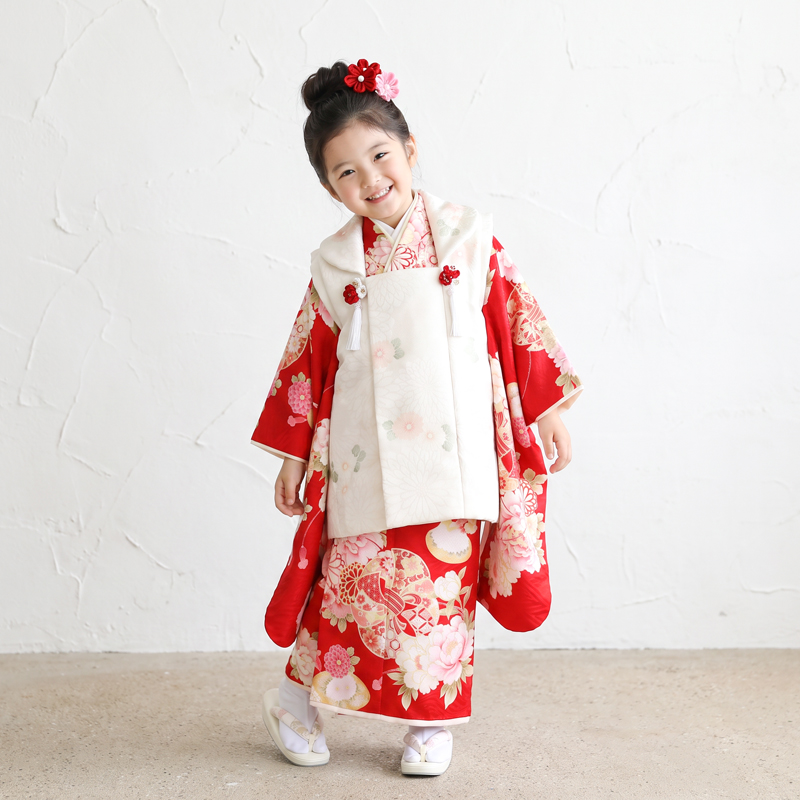 七五三着物3歳女の子画像
