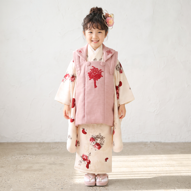 七五三着物3歳女の子画像