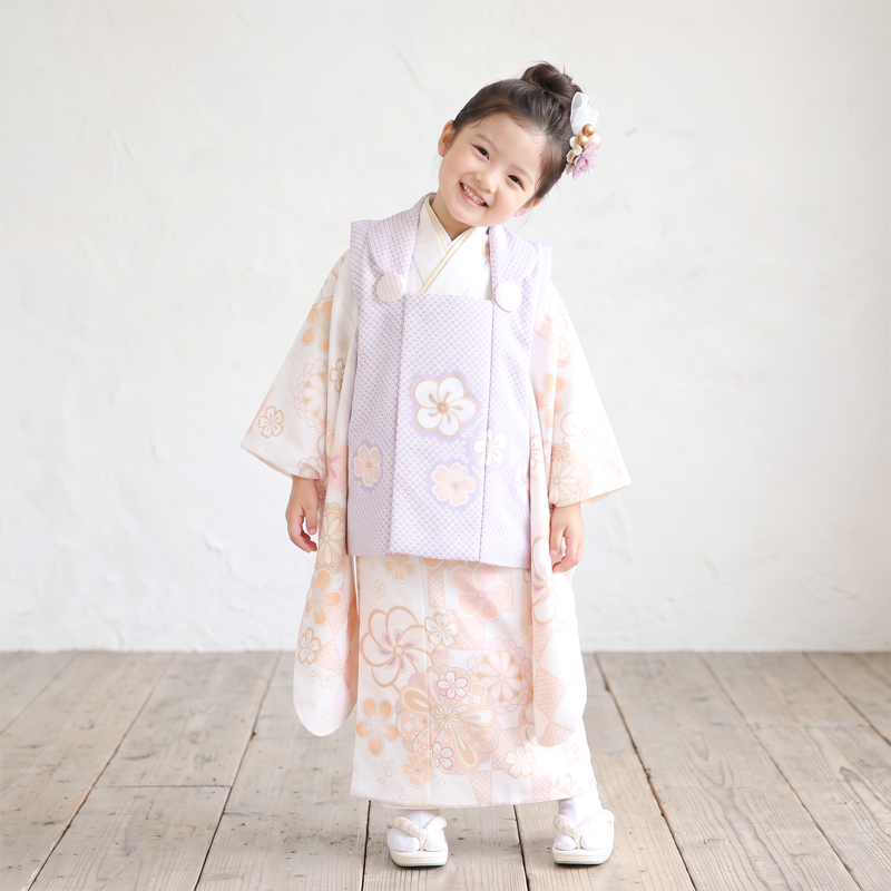 七五三着物3歳女の子画像