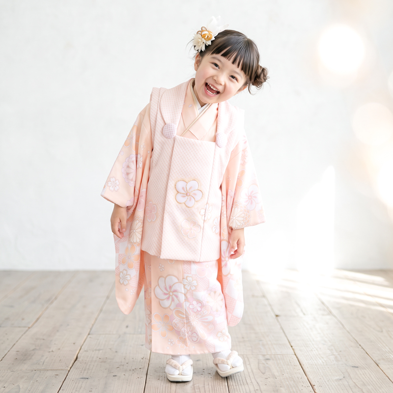 七五三着物3歳女の子画像