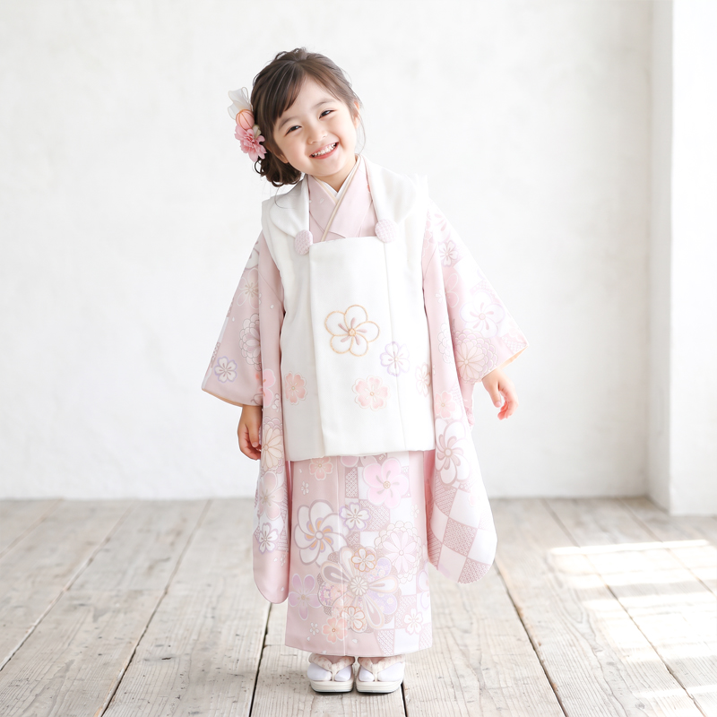 七五三着物3歳女の子画像