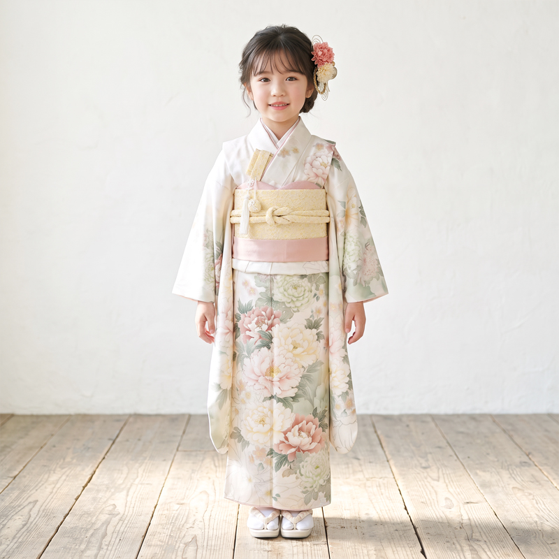 七五三着物5歳女の子画像
