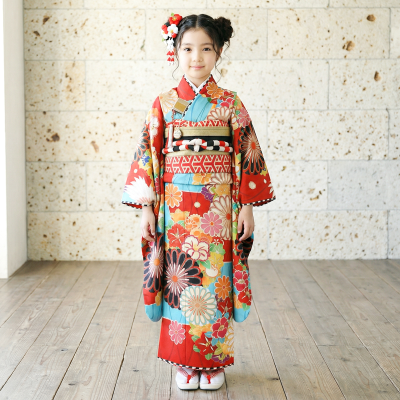 七五三着物7歳女の子画像