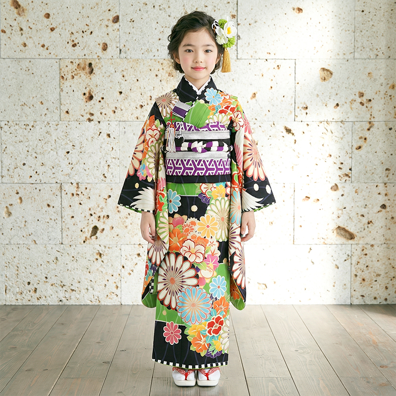 七五三着物7歳女の子画像