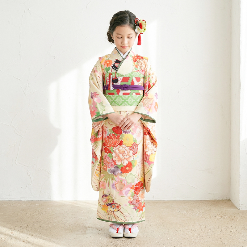 七五三着物7歳女の子画像