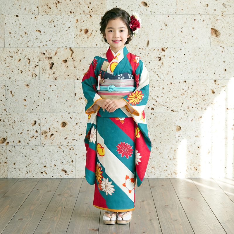 七五三着物7歳女の子画像