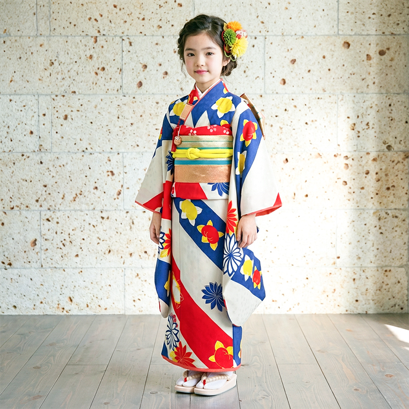 七五三着物7歳女の子画像
