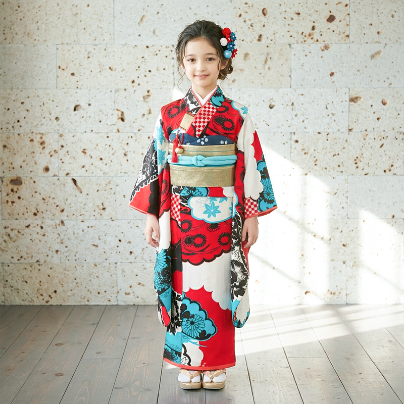 七五三着物7歳女の子画像