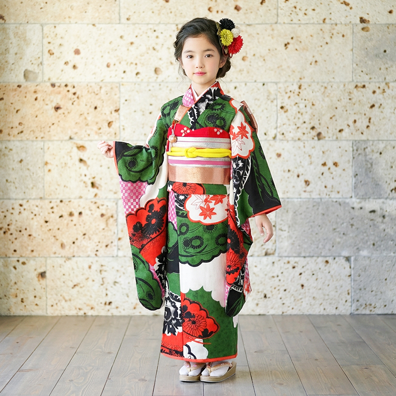 七五三着物7歳女の子画像