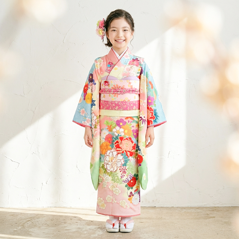七五三着物7歳女の子画像