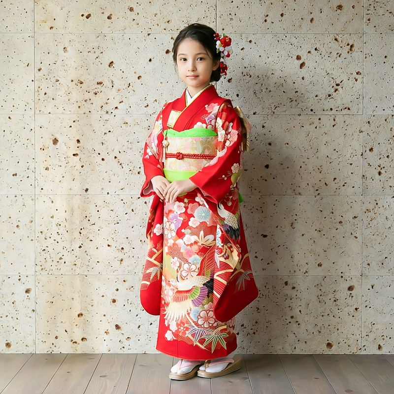 七五三着物7歳女の子画像