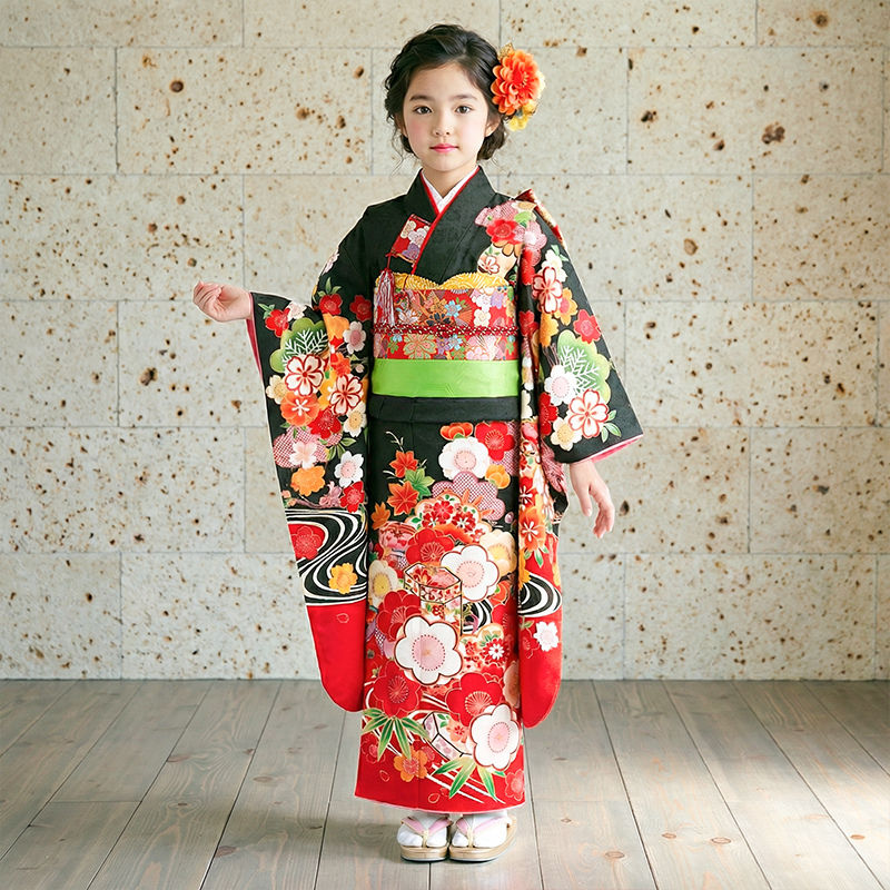 七五三着物7歳女の子画像