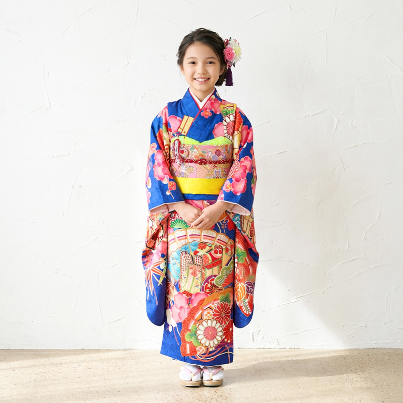 七五三着物7歳女の子画像