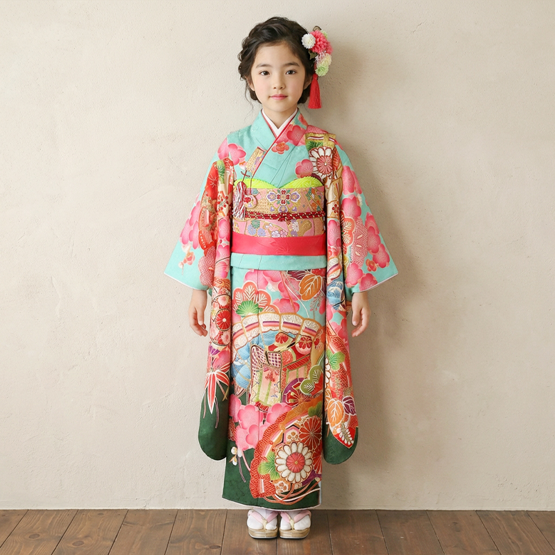 七五三着物7歳女の子画像