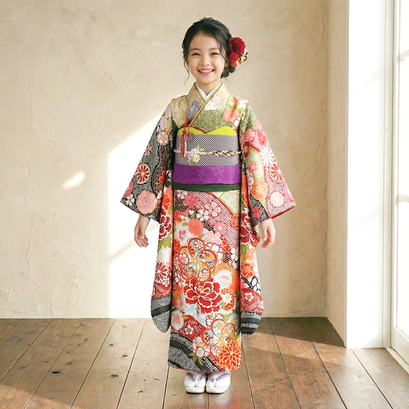 七五三着物7歳女の子画像