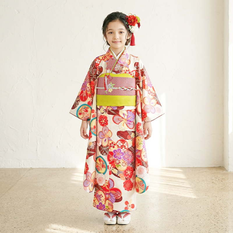 七五三着物7歳女の子画像