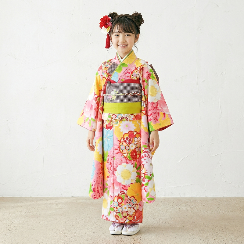 七五三着物7歳女の子画像
