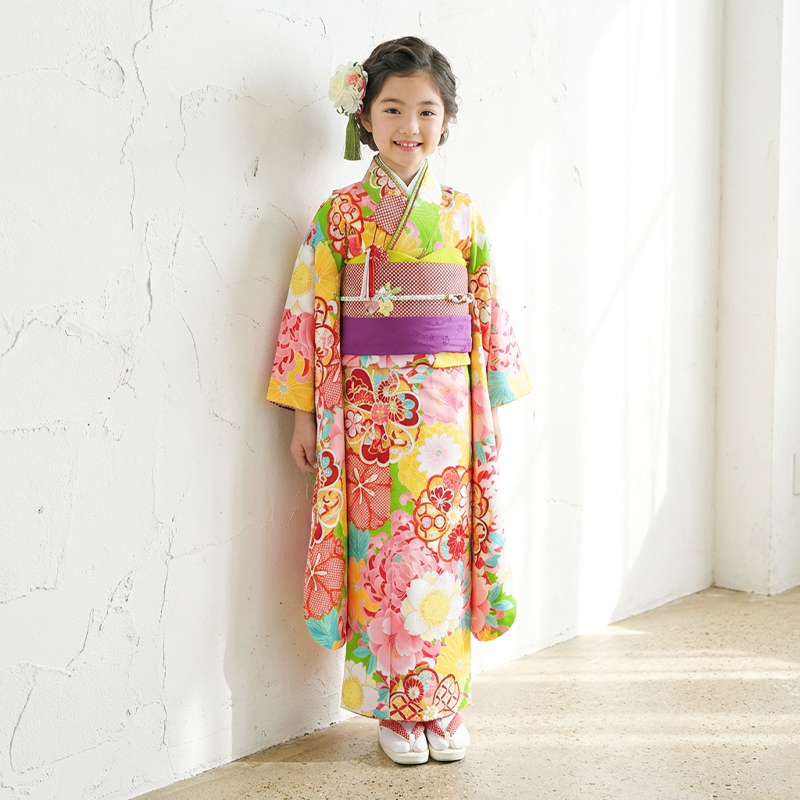 七五三着物7歳女の子画像