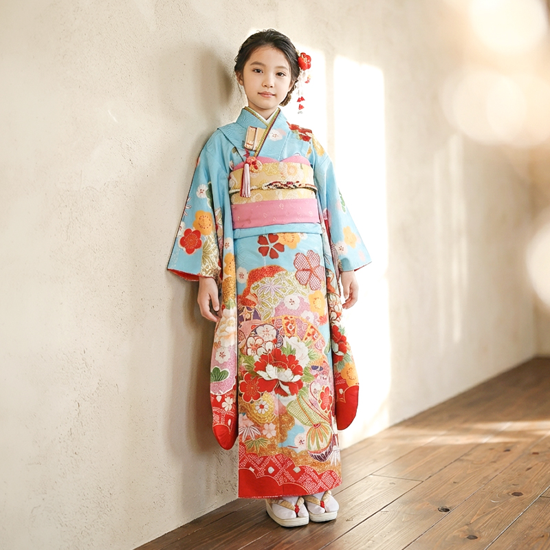 七五三着物7歳女の子画像