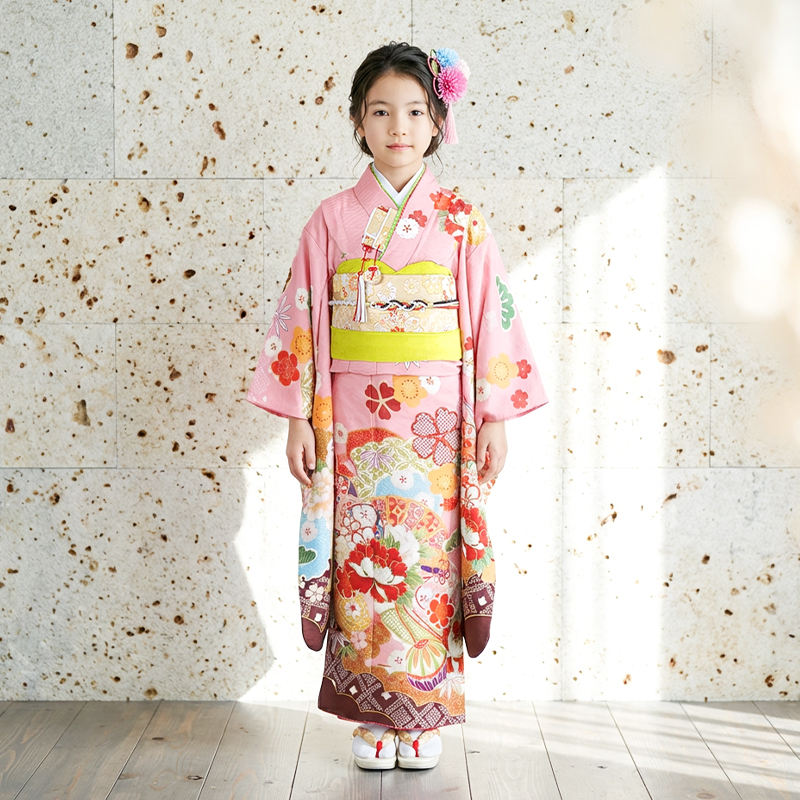 七五三着物7歳女の子画像