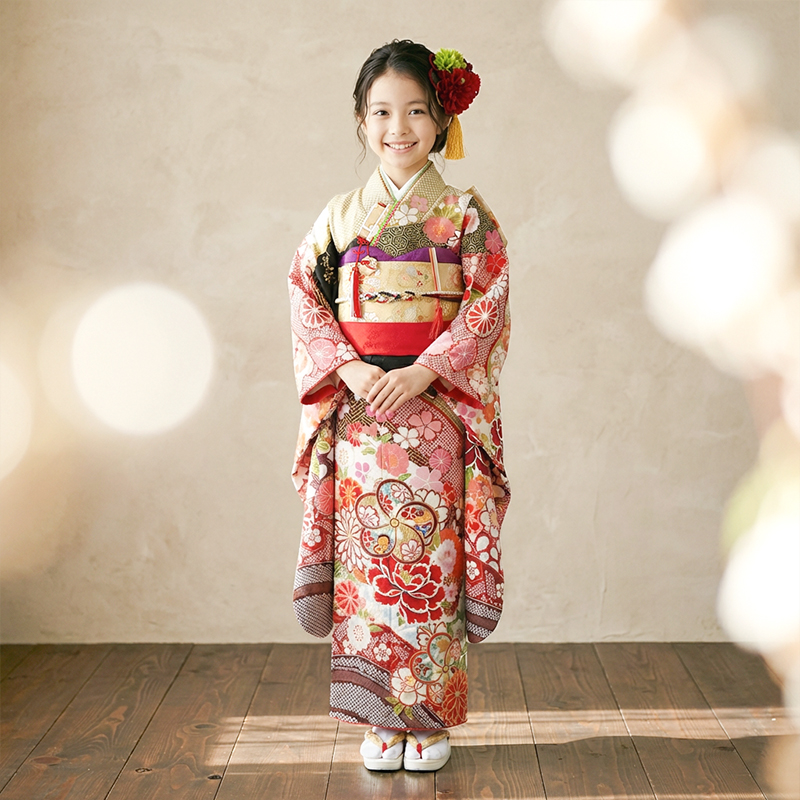 七五三着物7歳女の子画像