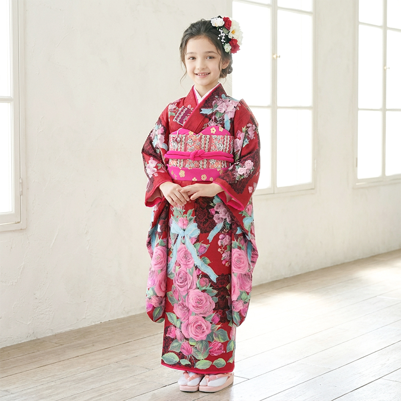 七五三着物7歳女の子画像