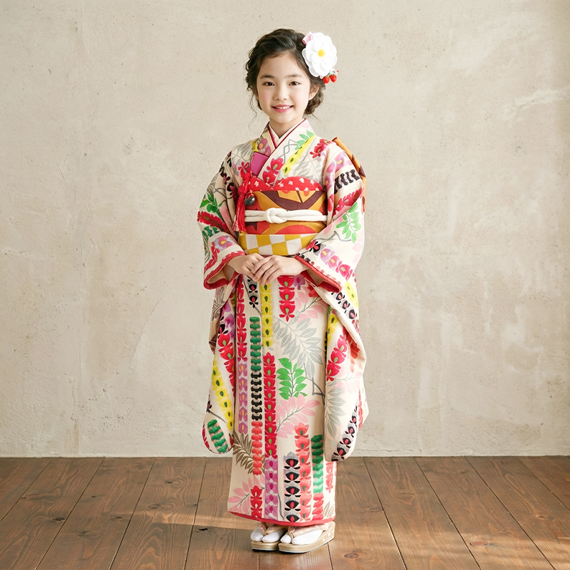 七五三着物7歳女の子画像