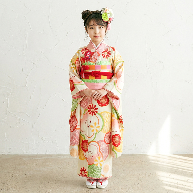 七五三着物7歳女の子画像