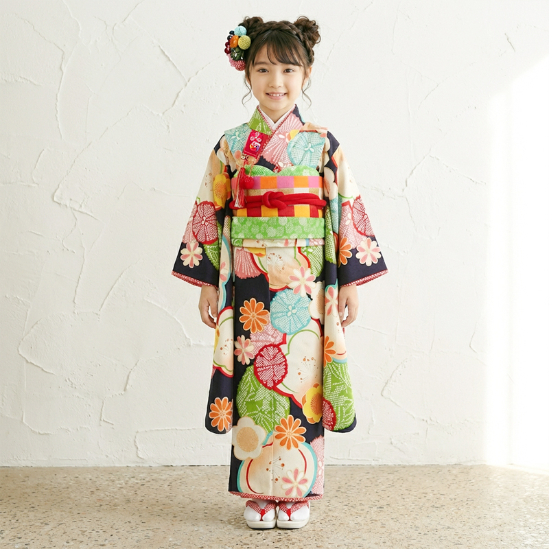 七五三着物7歳女の子画像