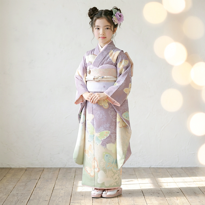 七五三着物7歳女の子画像