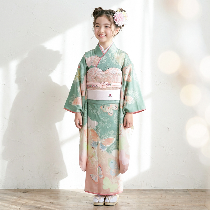 七五三着物7歳女の子画像
