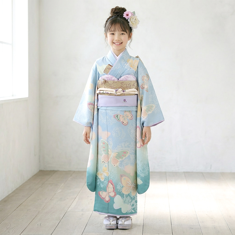 七五三着物7歳女の子画像