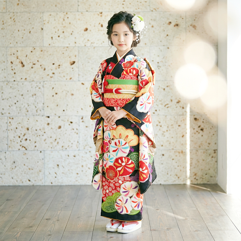 七五三着物7歳女の子画像
