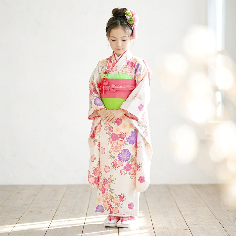 七五三着物7歳女の子画像