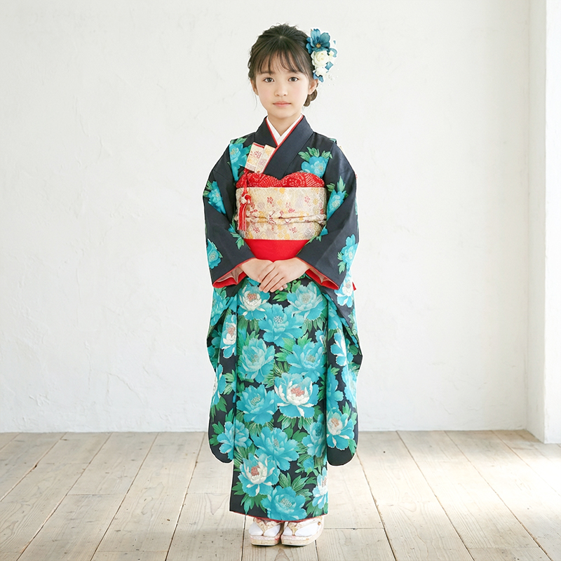 七五三着物7歳女の子画像