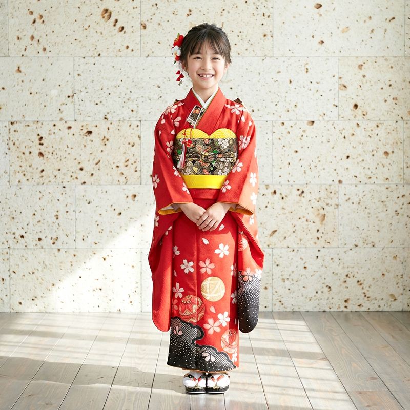 七五三着物7歳女の子画像