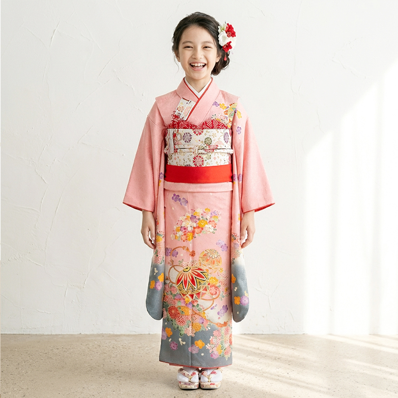 七五三着物7歳女の子画像