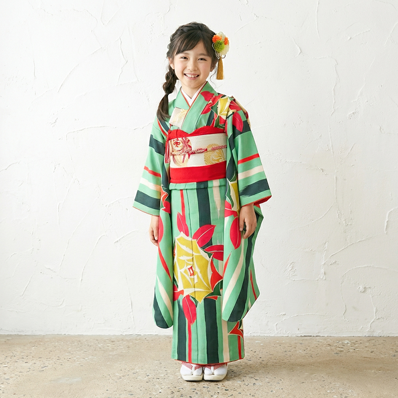 七五三着物7歳女の子画像