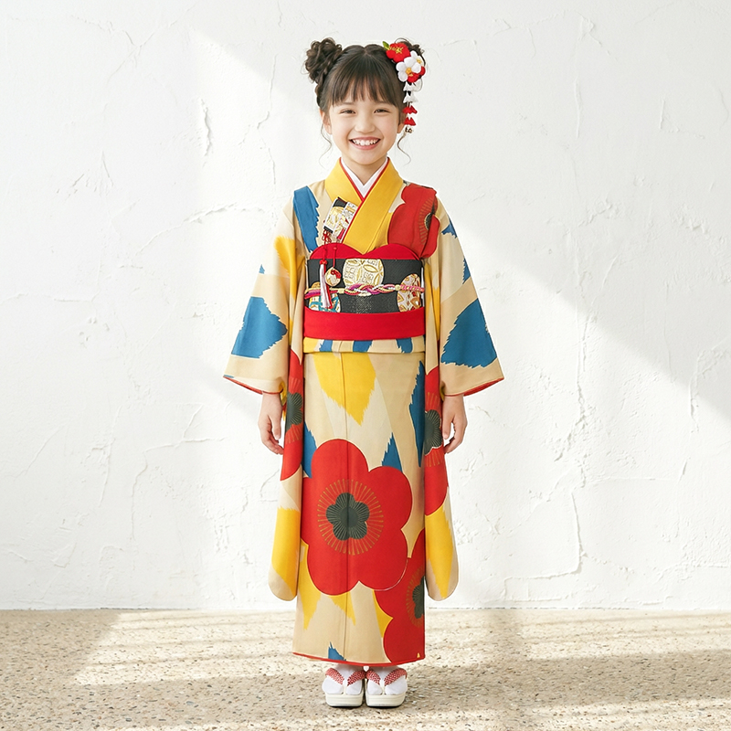 七五三着物7歳女の子画像