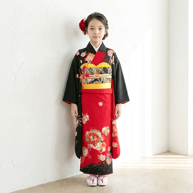 七五三着物7歳女の子画像